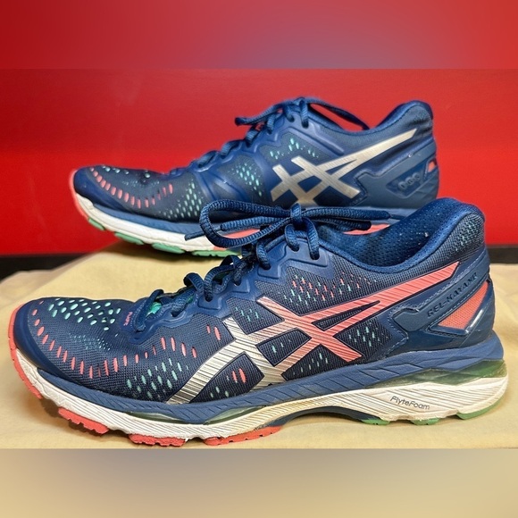 Asics Gel-Kayano 23 Women’s Sz 8.5 Multi Color Athletic Running Shoes - Picture 1 of 11